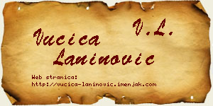 Vučica Laninović vizit kartica